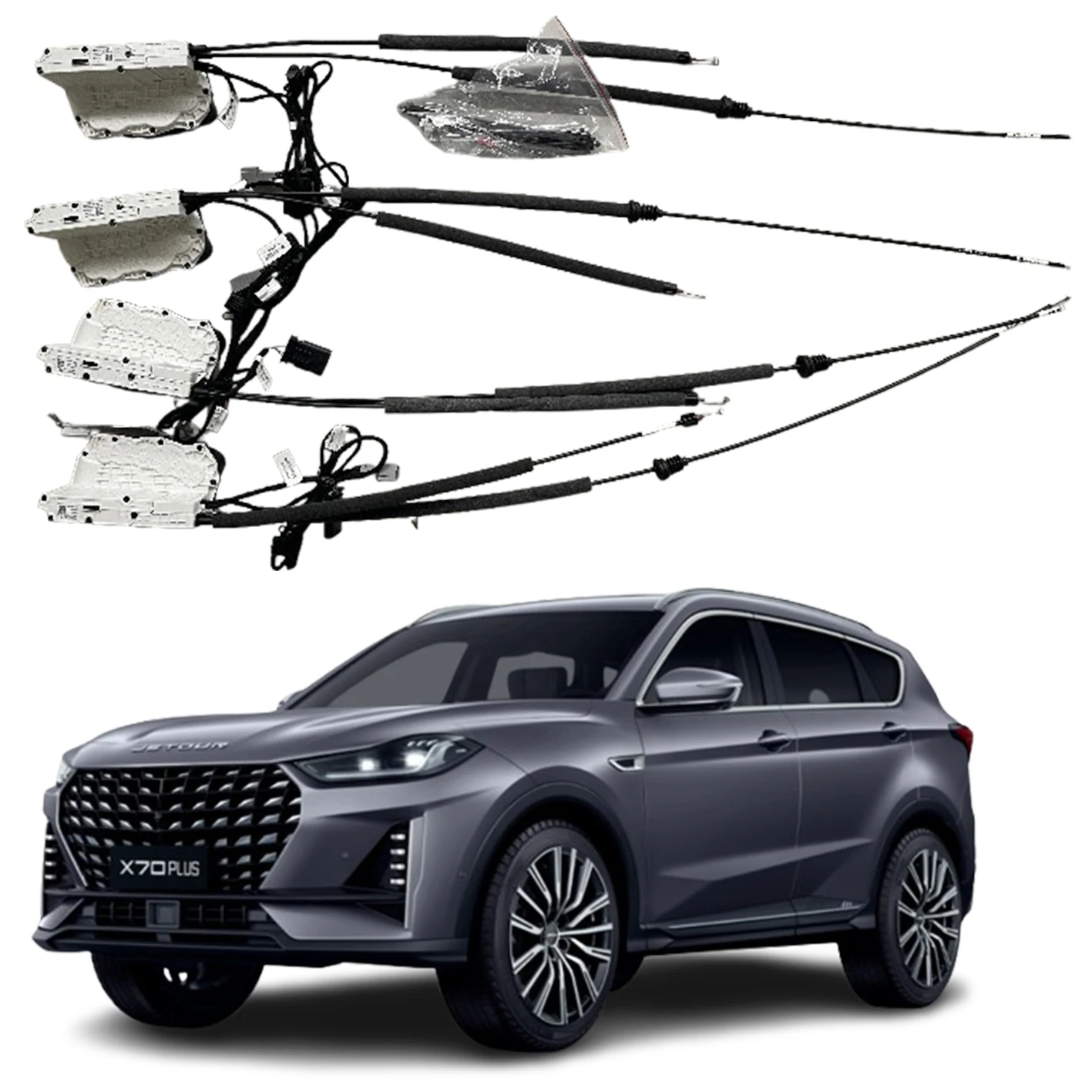 

High Quality Car Door Lock Electric Suction Door Soft Close Suitable for Jetour X70 PLUS Vacuum Suction Door