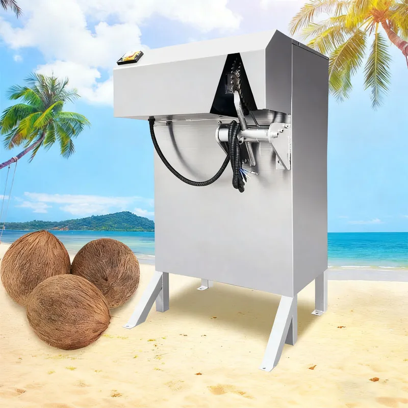 حار بيع في تايلاند آلة قصف جوز الهند الناضجة آلة تقشير جوز الهند لجوز الهند البني #3