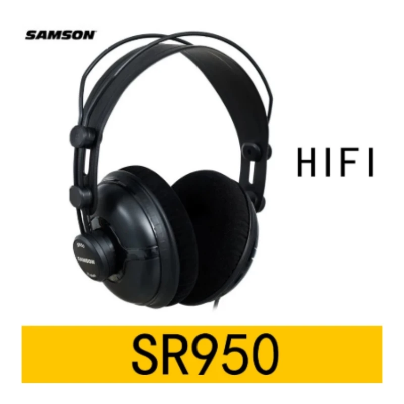 SAMSON SR950 wired headphones professional studio monitor headphones dynamic headset HIFI headphone