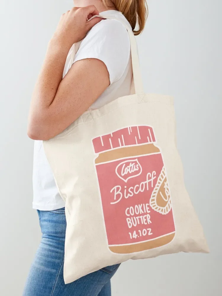 

Biscoff Jar Tote Bag shopping bag tote bags aesthetic tote bag woman shopper woman
