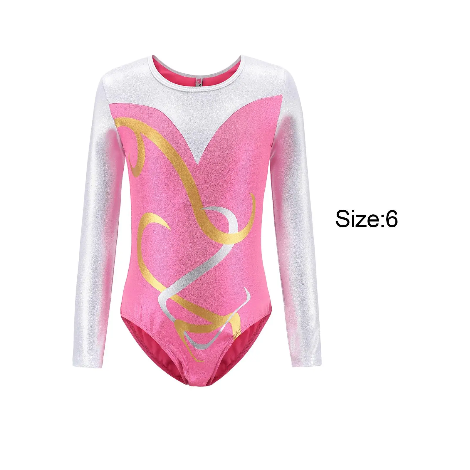 Girl Gymnastics Leotard, Athletic Dance Clothes Pink Outfit, Athletic Leotard,