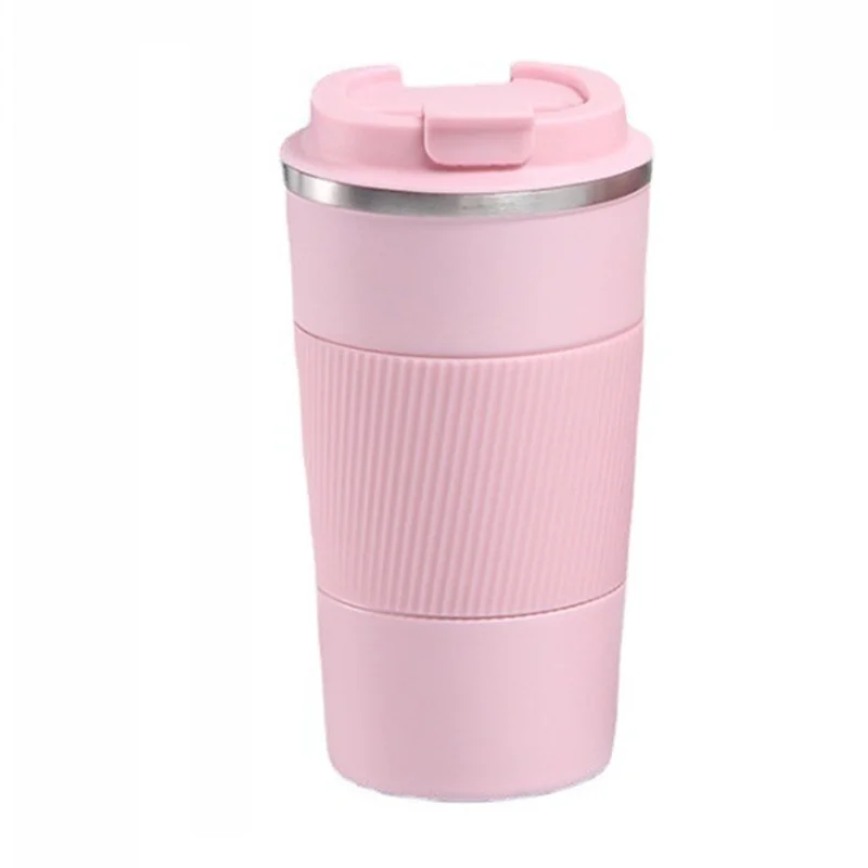 510Ml Double Stainless Steel 304 Coffee Mug Leak-Proof Non-Slip Car Vacuum Flask Travel Thermal Cup Water Bottle