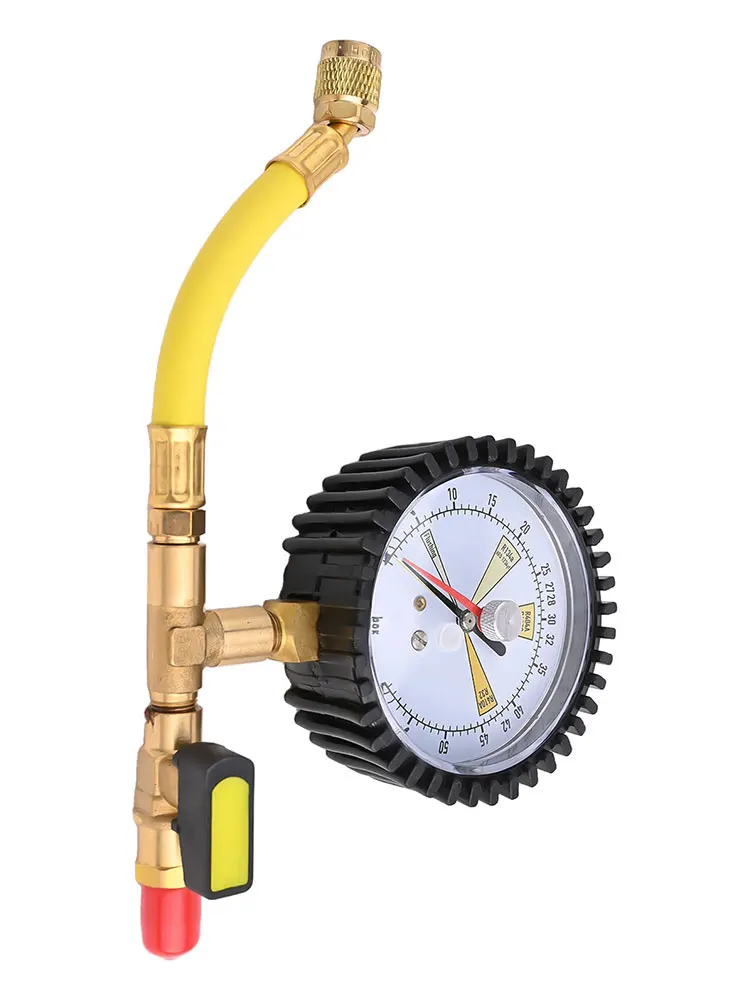 

Heavy Duty and Efficient Air Conditioning Nitrogen Pressure Test Gauge For R134a R22 R407C R410A Compatibility