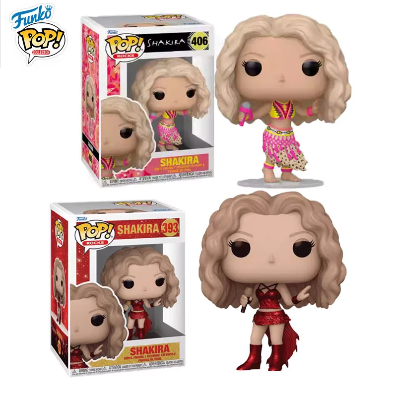 

Funko Pop Original Shakira Anime Figure 393# 406# Action Figure Toys for Boys Girls Kids Gift Collectible Model Ornaments