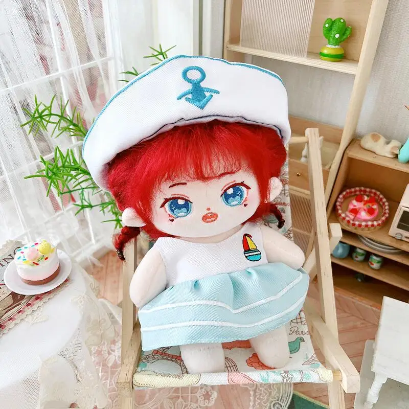 

1SET 20CM Doll+Clothes Lovely 23 Style Dress Up Cute Plush Dolls Clothes Doll Accessories Korea Kpop EXO idol Dolls Gift Toys