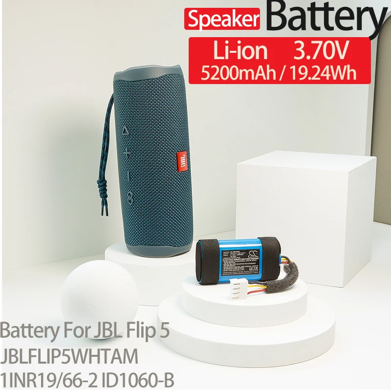 CameronSino 배터리 JBL 플립 3 3 SE 4 5 에코 미니 스피커 배터리 3000mah-6800mah 리튬 폴리머 리튬 이온 고용량 셀