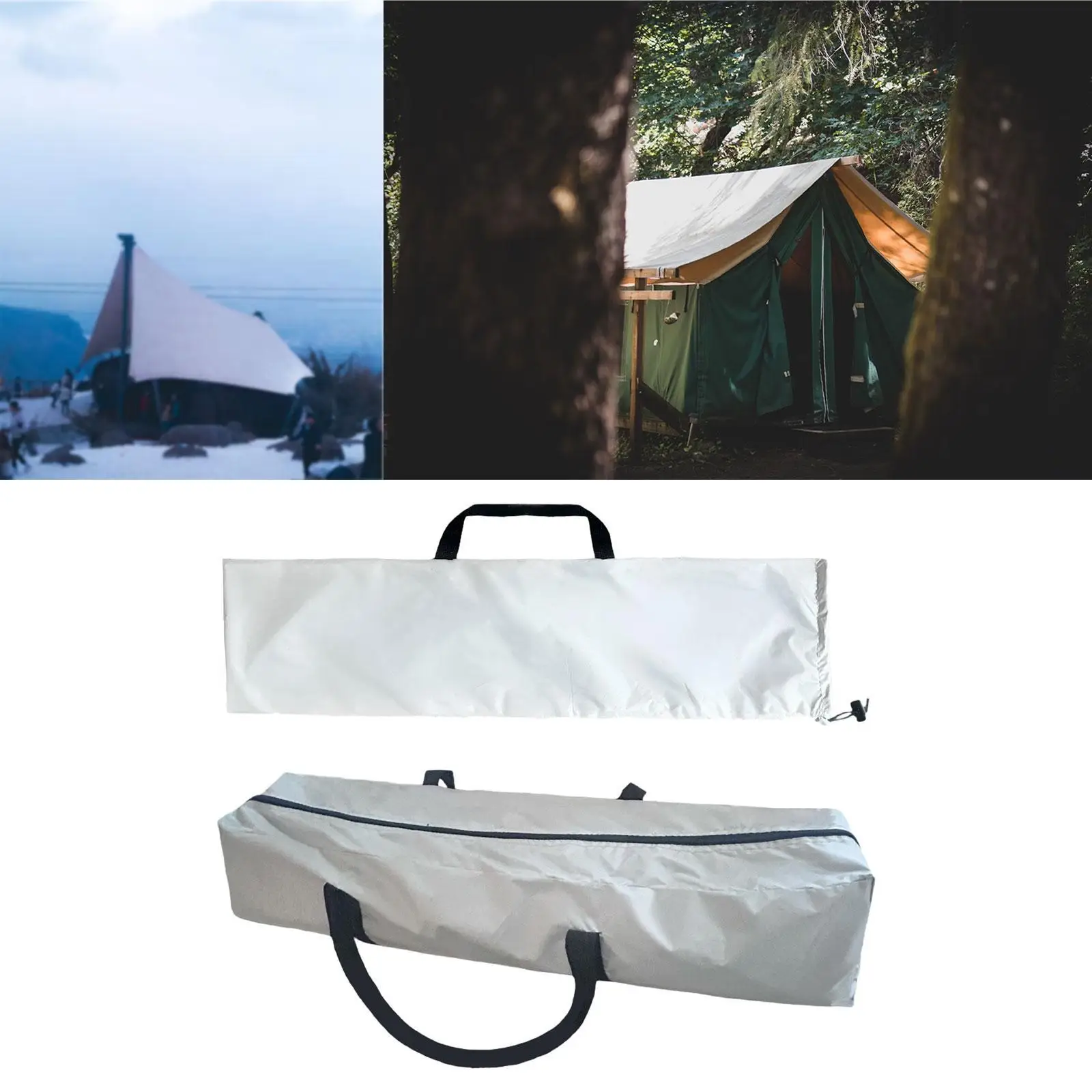 Camping Equipment Storage Bag Casual Tent Accessories Organizer Bag Carrying Case Accessory with Handle Polyester Tent Poles Bag view 2
