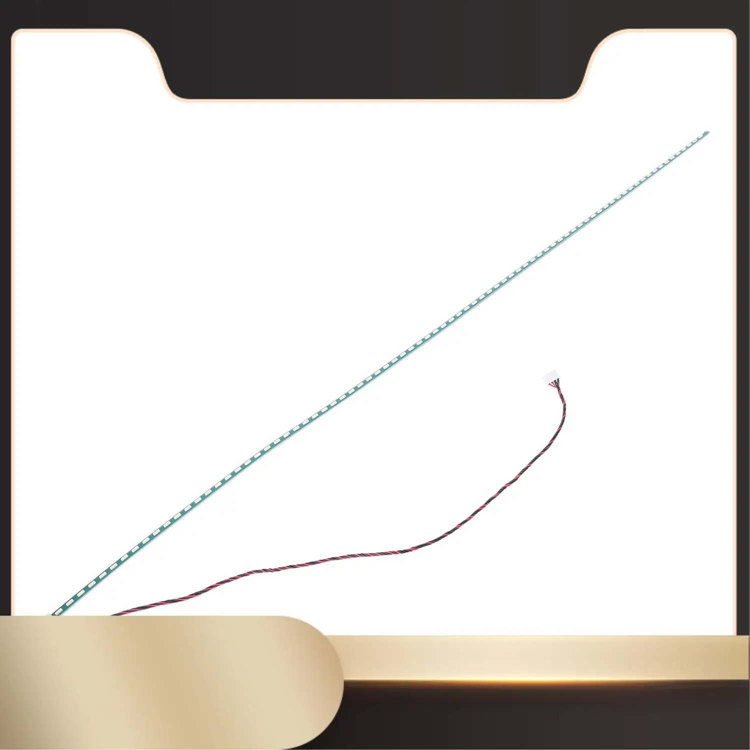 

540Mm Led Backlight Strip 60V 80Led Lamps Beads For 23.5Inch 24Inch Lcd Monitor With 6 Pin Power Cable-N36R