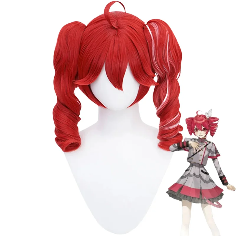 متوفر S-3XL Tetoo Vtuber المزج الخامس Kasane Tetoo تأثيري حلي شعر مستعار الظاهري المغني هالوين ملابس الحفلات للنساء