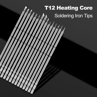 Free shipping T12 Electric Soldering Iron Tips T12-K B2 BC2 ILS JL02 D24 KF For Hakko fx951 DIY Soldering Station Kits