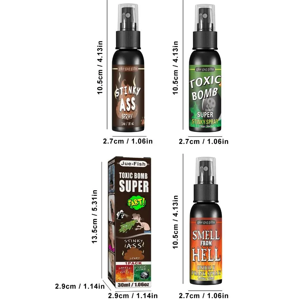 Lustiges Spielzeug, Stink-Furz-Spray, Streich-Sachen, extra stark, starkes Furzspray, Party-Gags & Tricks, hochkonzentriertes Parodie-Spray für Erwachsene
