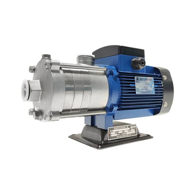 YUNYI CNP CHLF(T)8 50HZ Electric Stainless Steel Horizontal Multistage Centrifugal Booster Industrial Water Pump