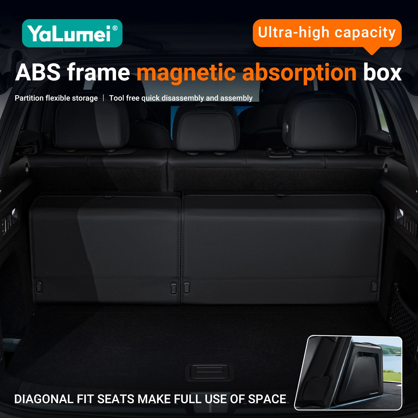 For BMW F10 F30 F20 E39 E36 X1 X2 X3 X4 X5 X6 X7 E70 F25 F15 E53 E92 E87 G30 G20 G32 G11 G12 F40 Car Rear Trunk Organizer Box