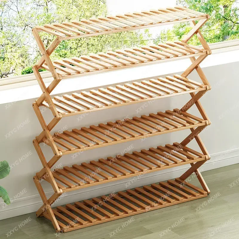 

Free Installation Folding Multi-Layer Shoe Rack Simple Filing Economic Racks Dormitory Space Saving Storage Scarpiere Furniture