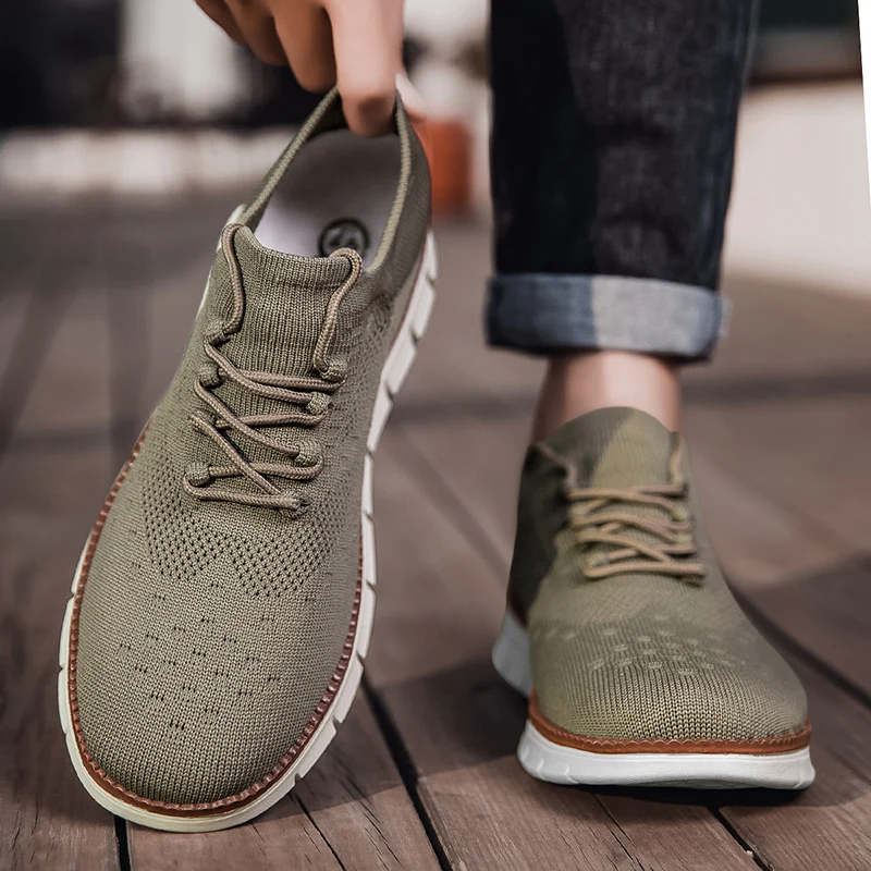 

Мужские повседневные туфли, обувь для прогулок на открытом воздухе, легкие туфли-носки, уличная модная одежда, летние дышащие туфли для путешествий