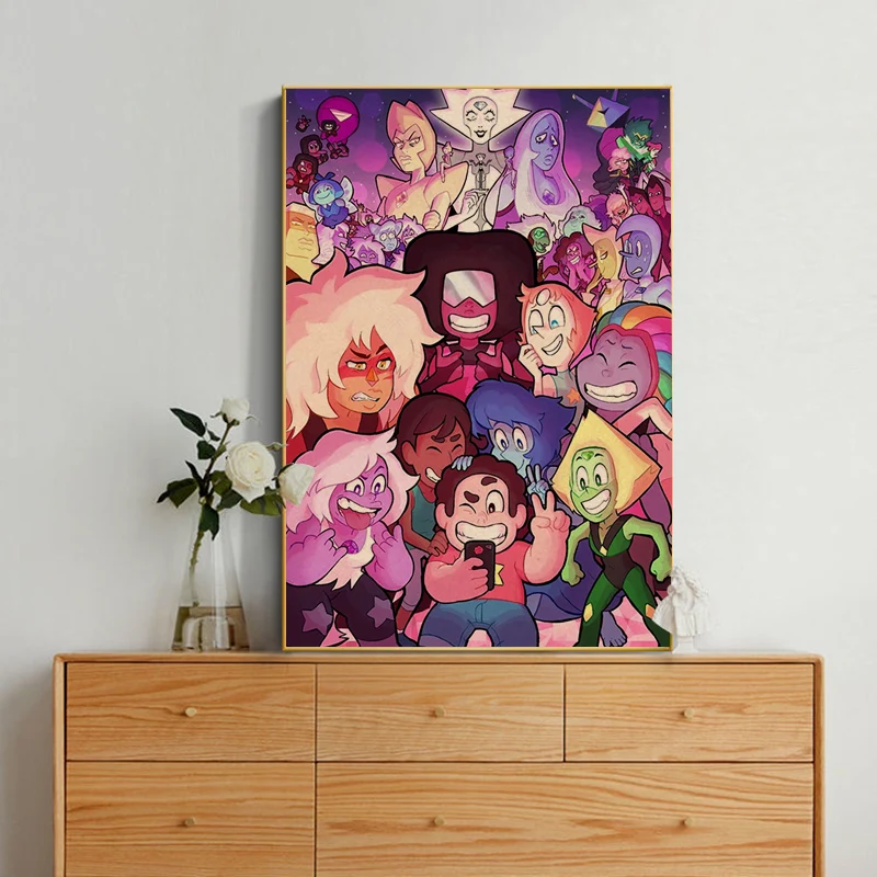 Steven Universe Art Poster For Living Room Bar Decoration Home Decor