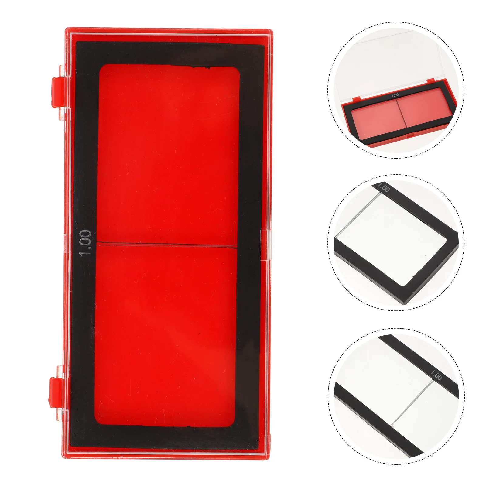 

1Pair Welding Magnifying Lens Clear 1.0 Replacement Lens for Cutting Arc Welding Durable Glass ABS Eye Protection