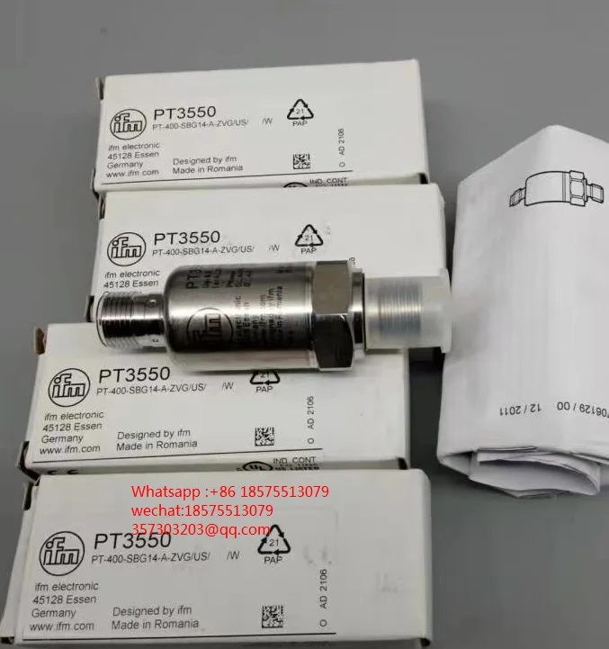 IFM PT3550 Pressure Sensor New Original Package 1 Piece