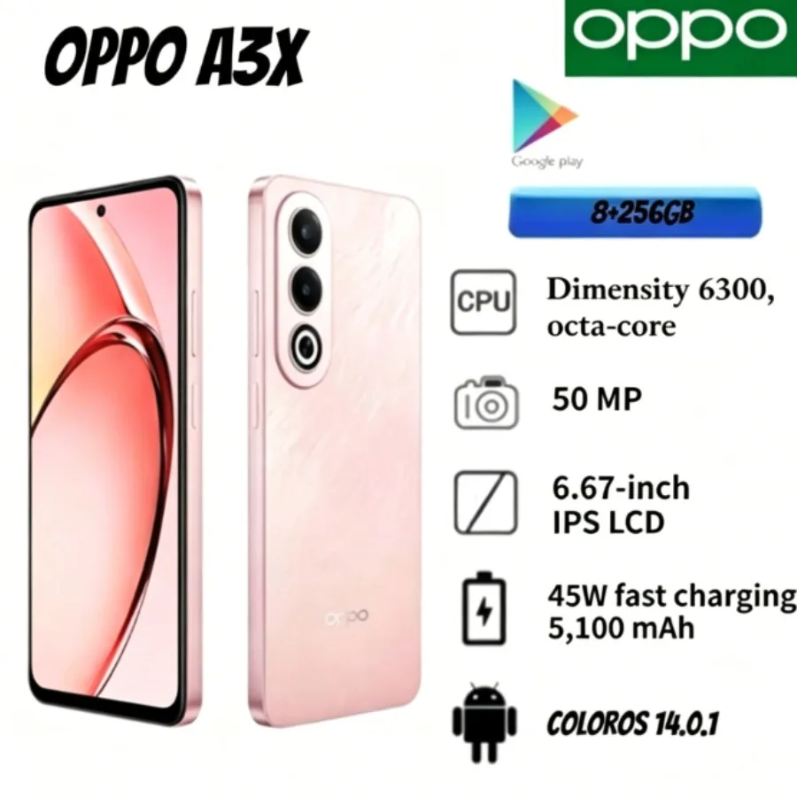 

2026 Model Smartphone with 5100mAh Battery 45W Fast Charging 6.67-inch Ultra-Bright Display Dual SIM 5G Network Support