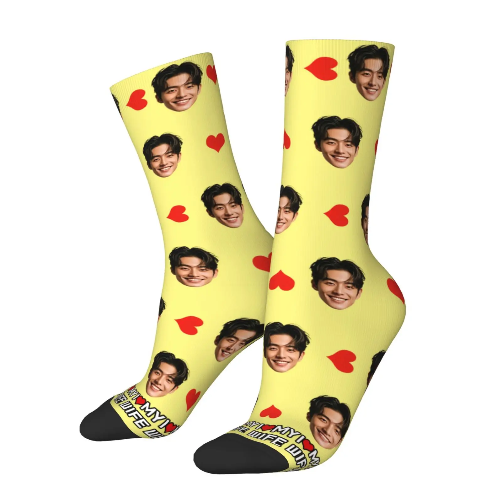 Custom avatar socks for men and women custom photo socks personalized picture socks photo socks personalized gifts view 4