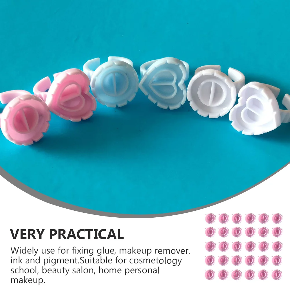 100 قطعة كأس الغراء رمش كاذبة الخامس الأخدود تصميم ل رمش تمديد تطعيم أداة زراعة كوب ماكياج الجمال العرض #5