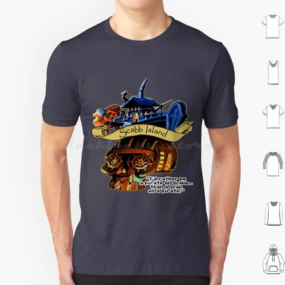 Visit Scabb Island ( Monkey Island )-Clothing , Gadgets & Face Masks T Shirt Men Women Kids 6xl The Secret Of Monkey Island