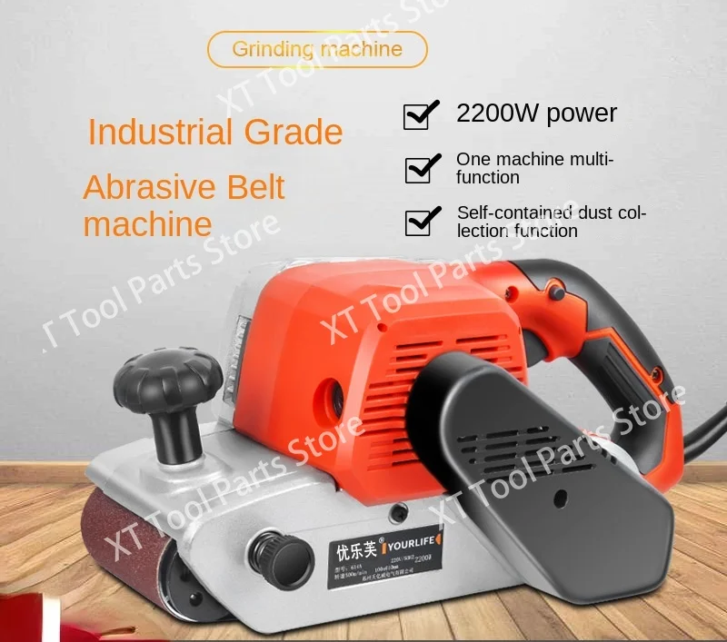 Machine portative de ceinture pour la rénovation de plancher en bois, machine de polissage, outils électriques, papier de verre