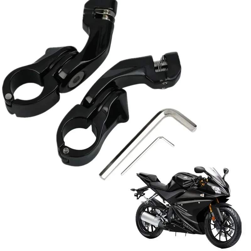 

Для мотоцикла Harley Yamaha Honda Suzuki 1 1/4 "32 мм, регулируемые шоссейные короткие угловые подножки, комплект крепления для мотоцикла 1,25"