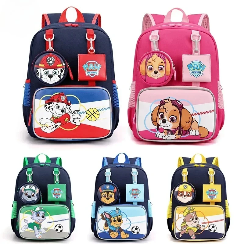 

Paw New Patrols Backpacks Skye Marshall Rubble Rocky Chase Cartoon Bags Kawaii Bags Gifts