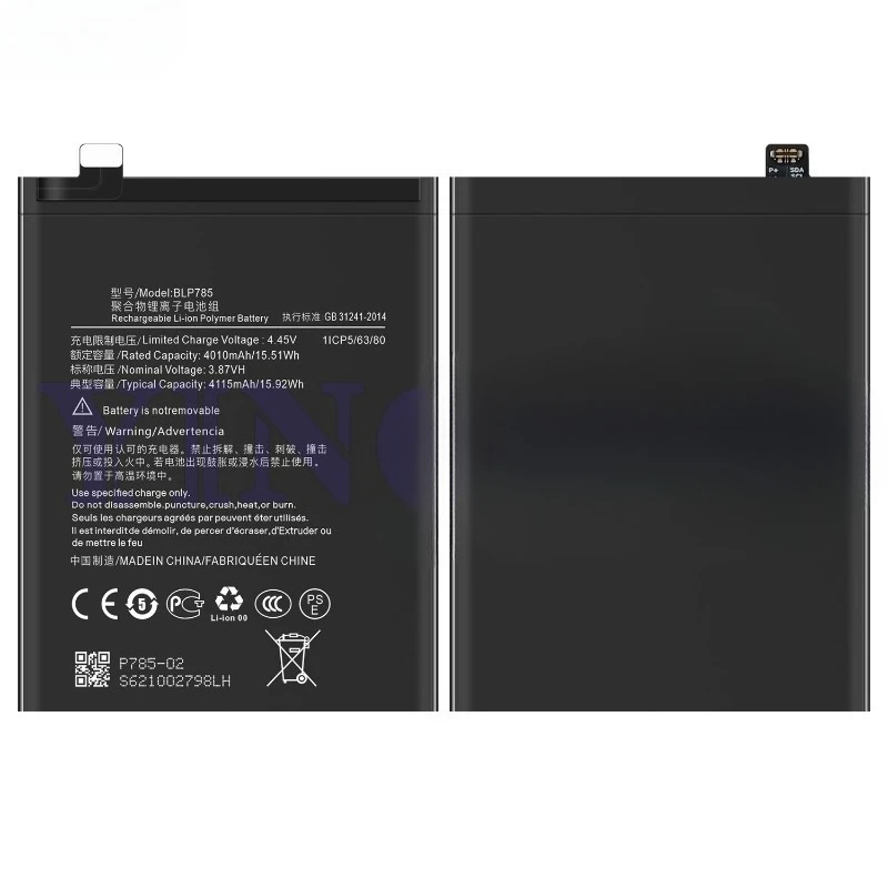 

BLP785 for OPPO 1 + Nord/OnePlus Nord Phone Battery High Quality High Capacity Replacement Bateria Grade A Cell with Tools