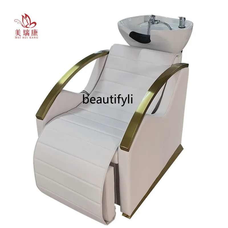 Massage Shampoo Bed Multifunctionele Fumigatie Hoofd Therapie Gezichtsbed Constante Temperatuur Watercirculatie Moxibustion Bed