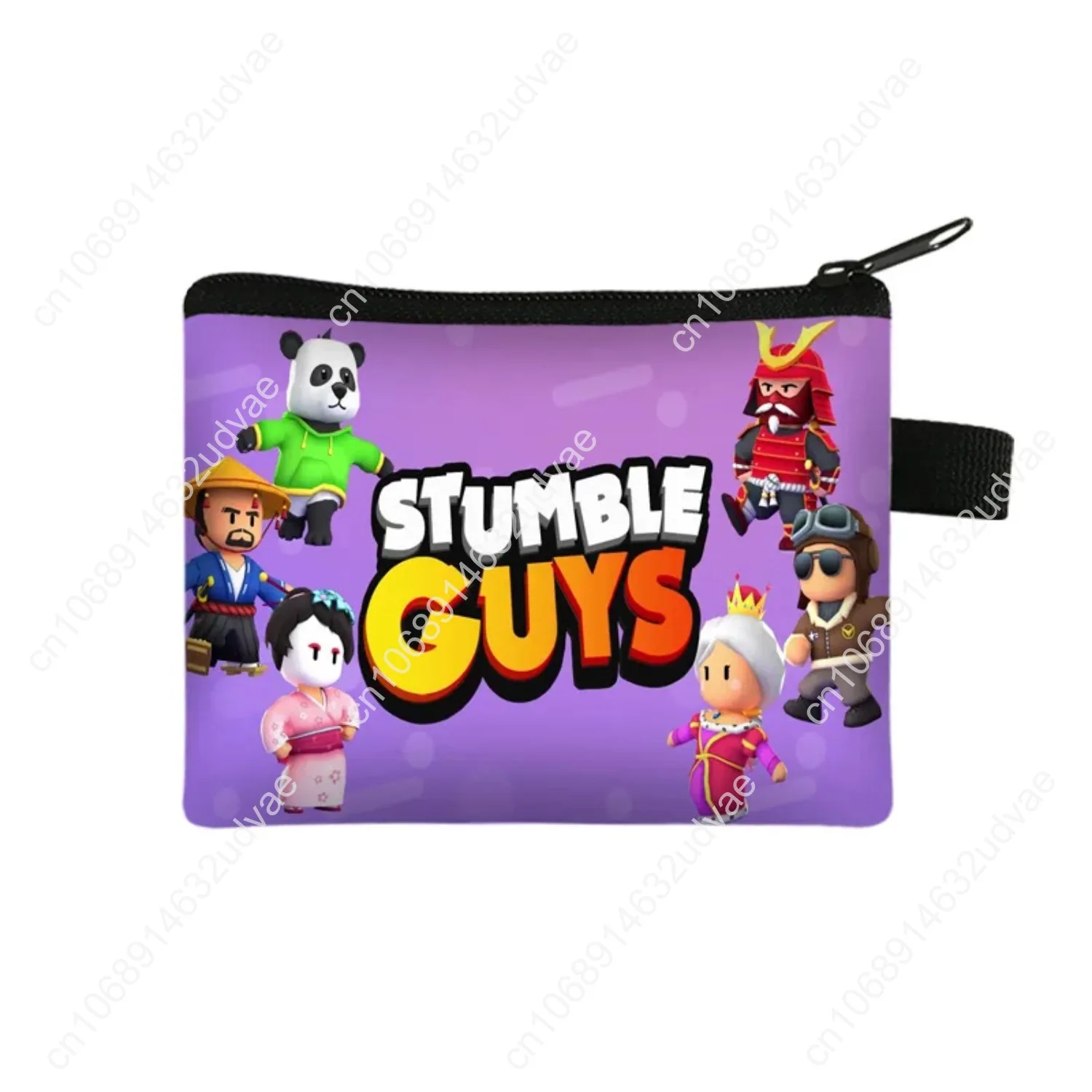 新しいスタンブルガイ子供の小銭入れ学生ポータブル漫画小さな財布コインキーポリエステル収納袋子供のおもちゃのギフト