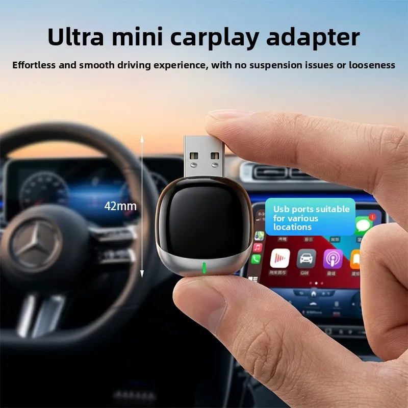 For Car 2 IN 1 The Converts Wired To Wireless CarPlay Apple Android Navigation Connectivity Box
