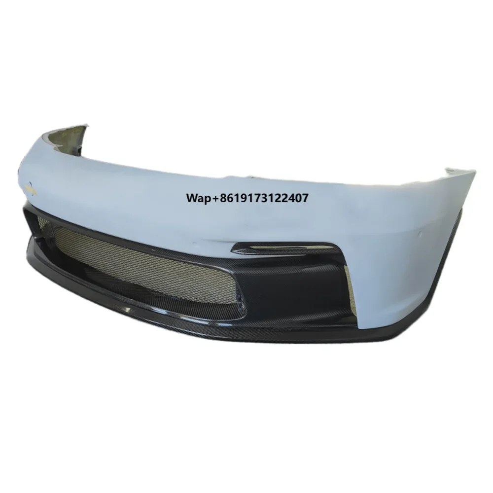 

Для 911 922, обновленный полууглеродное волокно в стиле GT3, комплект кузова, передний бампер