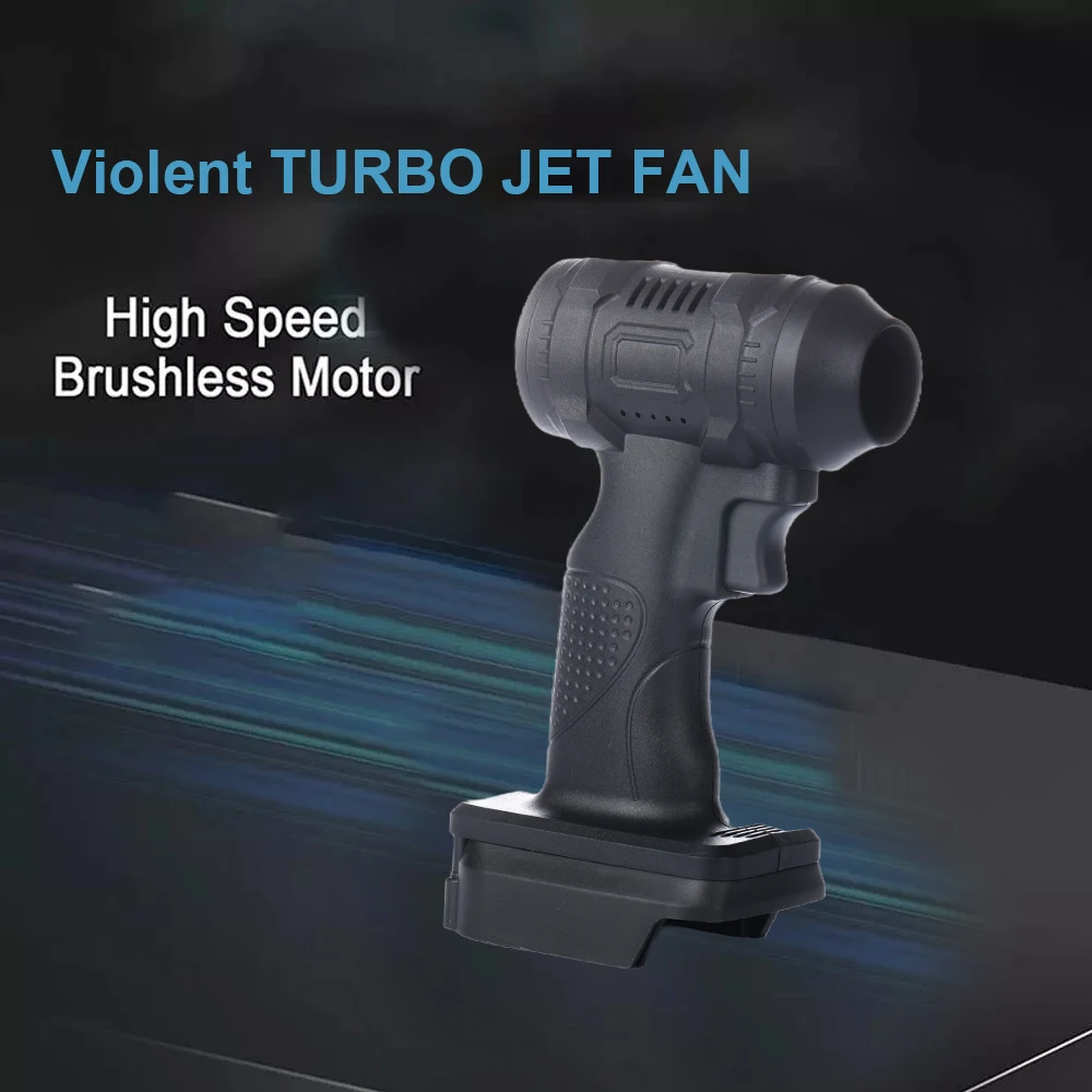 Ventilateur Turbo violent portatif de ventilateur de Jet de 40MM pour le ventilateur tenu dans la main sans fil de batterie de Makita/Milwaukee/Dewalt 18V 20V (sans batterie)