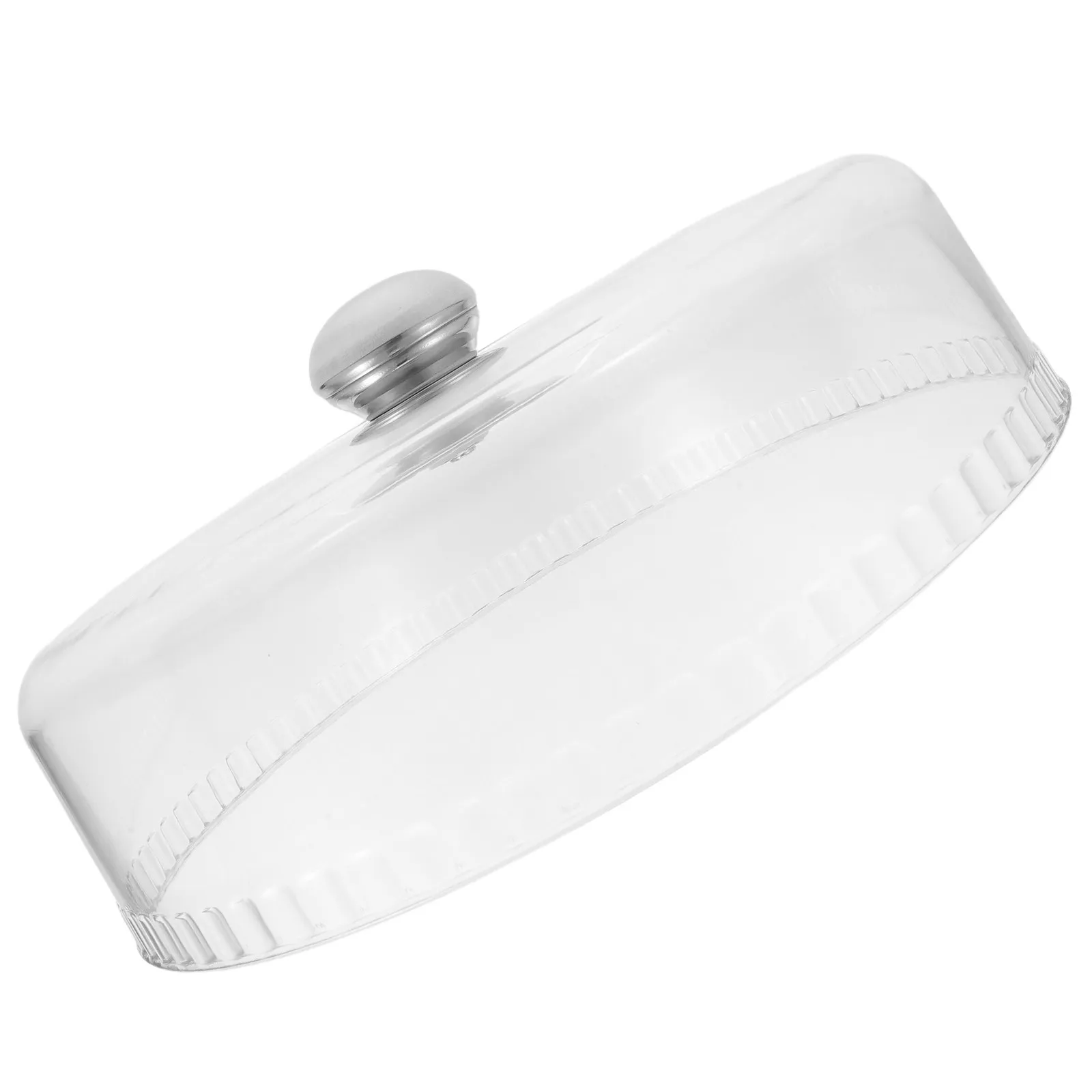 Clear Acrylic Food Cover Cake Dome Lid for Baked Goods Dessert Display Wear Resistant Reusable Serving Dish Freshness Preserving