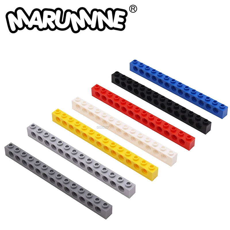 

MARUMINE Technology MOC Brick 1x14 with Holes 32018 Compatible Decool 20PCS Building Blocks Robot Classic DIY Toys For Children