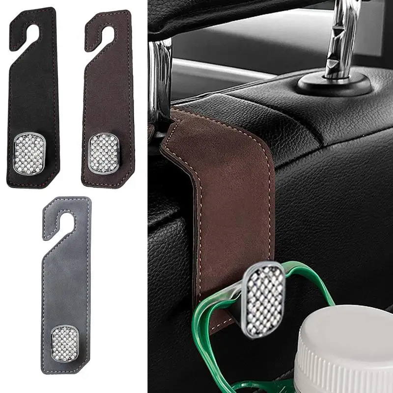 For Refer To Description Car Seat Hooks Rotating Car Hook For Purses And Bags Storage Hook For Car Organization Non-Slip Car