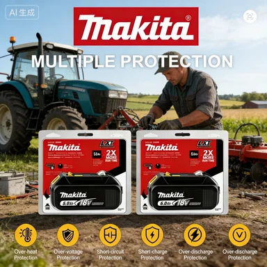 

Аккумулятор Makita 18В для электроинструментов Makita 18В. Перезаряжаемая батарея Makita BL1860B 18В может заменить BL1850B LXT400.