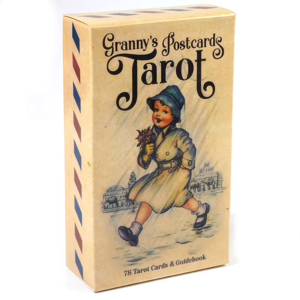 Cartas postais da vovó, jogo de cartas de tarô, mesa de festa, jogo de tabuleiro para adultos, baralho de cartas de tarô em inglês, cartas de jogo, leitura dos jogos do destino