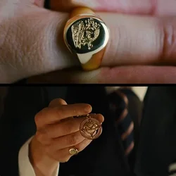Kingsman Ring The Secret Service Custom Signet Rings For Men Women Cosplay S925 Sliver Color Brass Gold Color Free Engrave