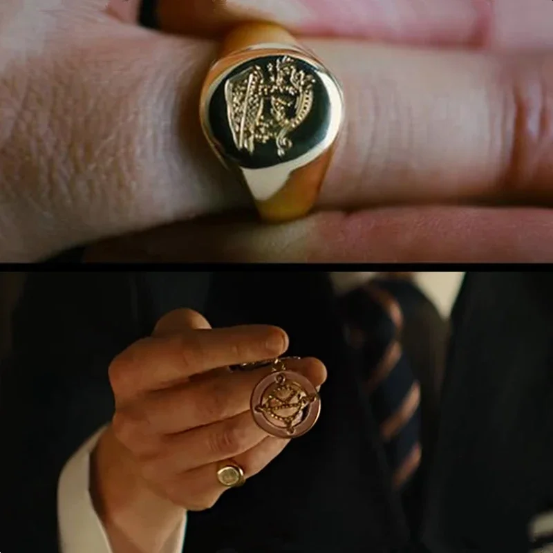 Kingsman Ring The Secret Service Custom Signet Rings For Men Women Cosplay S925 Sliver Color Brass Gold Color Free Engrave