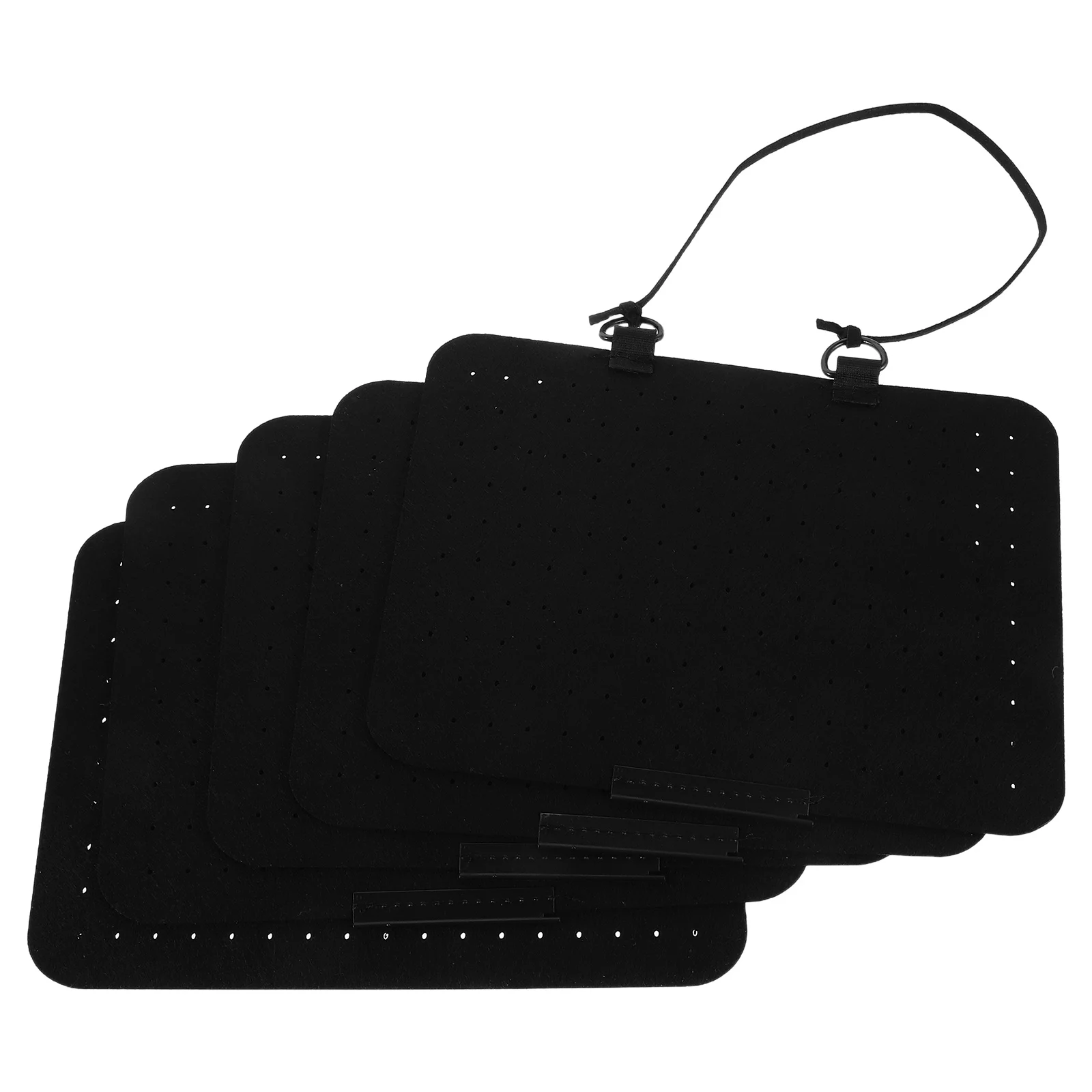 

Brooch Storage Bag Wall Mounted Necklace Jewelry ganizer Jewelry ganizer Felt Material Necklace Earring Display Rack Portable