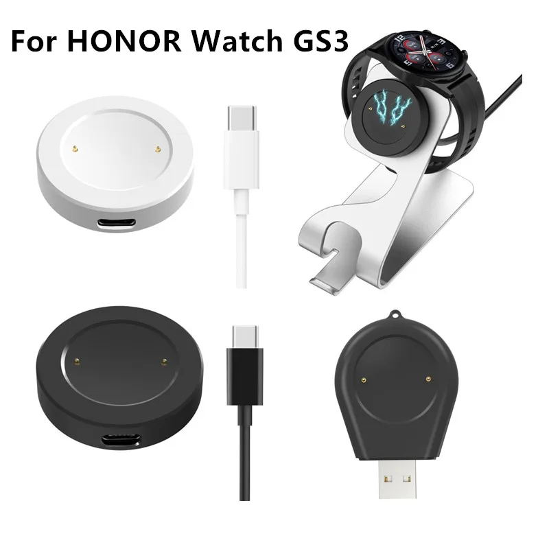 Power Adapter Oplader Cradle Dock Beugel Base Geschikt Voor Honor Horloge GS3 Smartwatch Draagbare Usb Snel Opladen Kabel