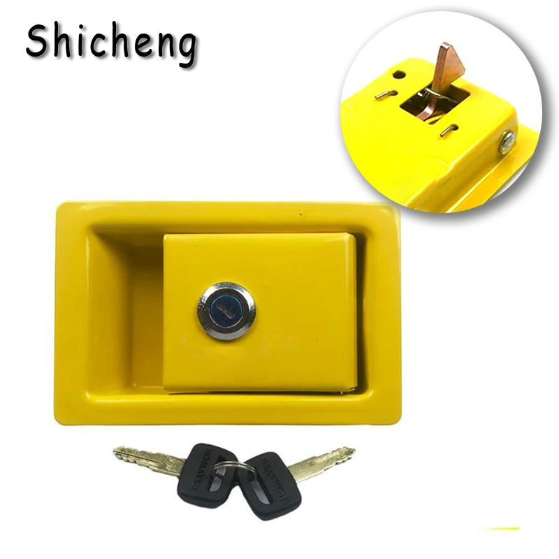 

For PC130 200-8 210 240 360-7 Excavator Hydraulic Pump Side Door Lock Side Door Lock Lock Cylinder Excavator Parts