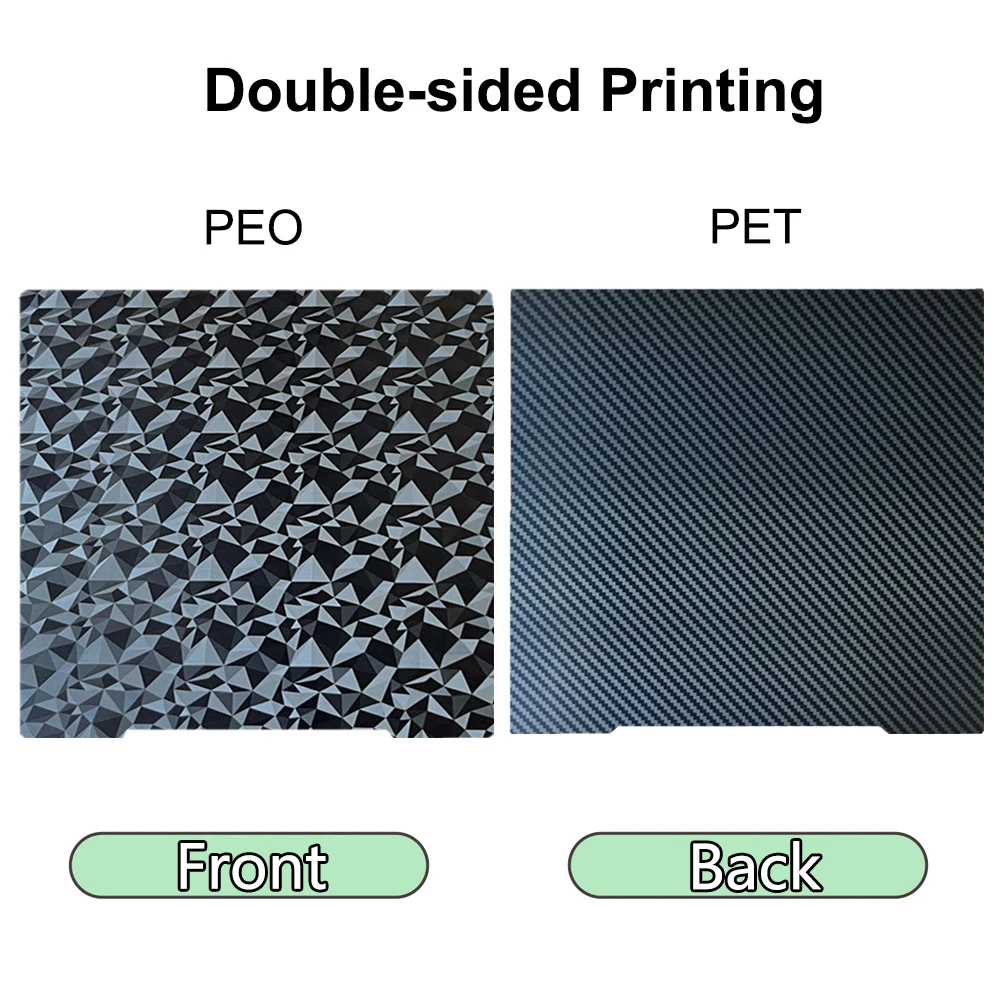 Für Prusa I3 MK3 MK3S+ MK4 Bauplatte 241*254mm Federstahlblech PEI PEO PET PEY H1H Bauplatte 3D-Drucker-Teile Beheiztes Bett