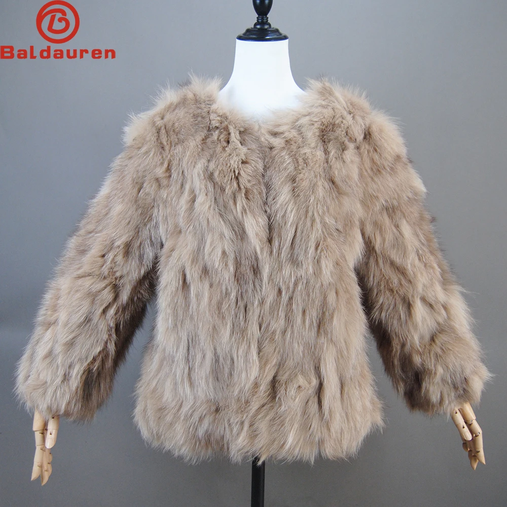 

Real Fur Coat Women's Winter Warm Natural Fox Fur Coat High Quality LAN Fox Luxury Fashion 70cm Long Jacket Wholesale Hot 2024