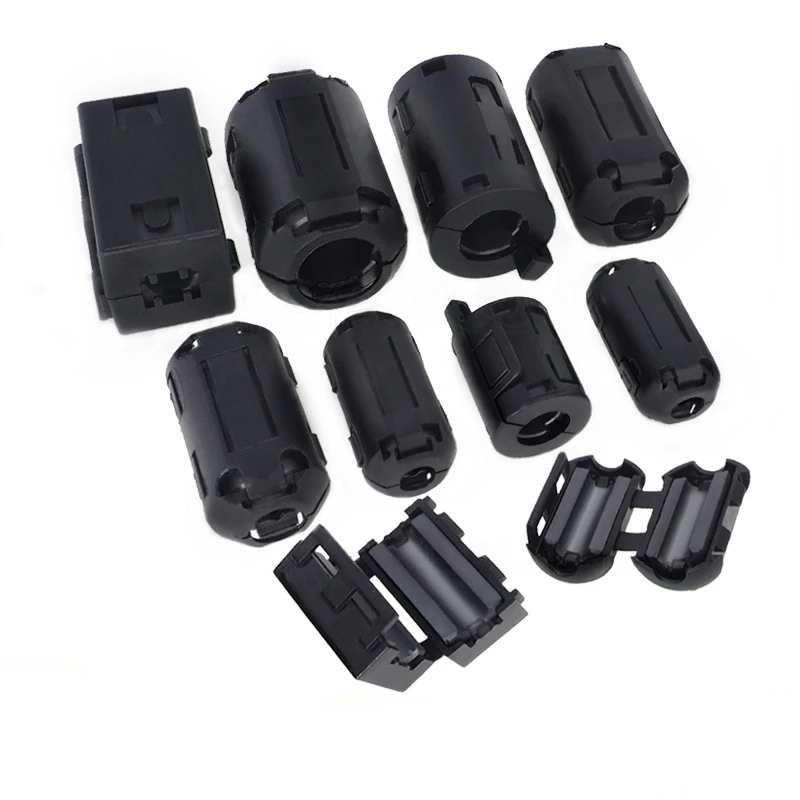 

10PCS Magnetic ring With magnetic core shielding jammer, high frequency filter degaussing ring inner hole 3.5-13 mm
