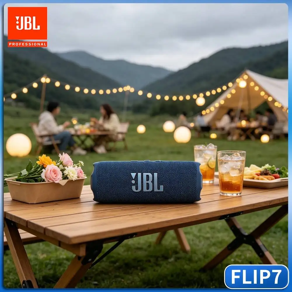 Basin Flat Clean Sound JBL FLIP7 Wireless Speaker RGB IP67 Waterproof Handsfree Stereo TF Card USB Terrace Box