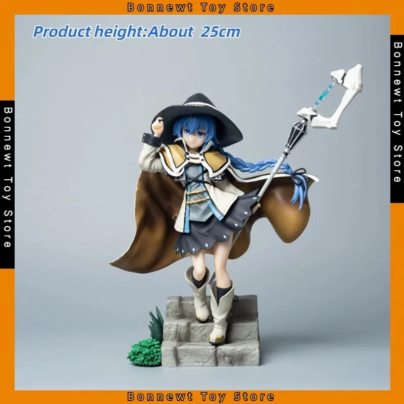 

New 25cm Jobless Reincarnation ROXY Staircase Scene Anime Two-Dimensional Different World Magician Figure Ornament Model